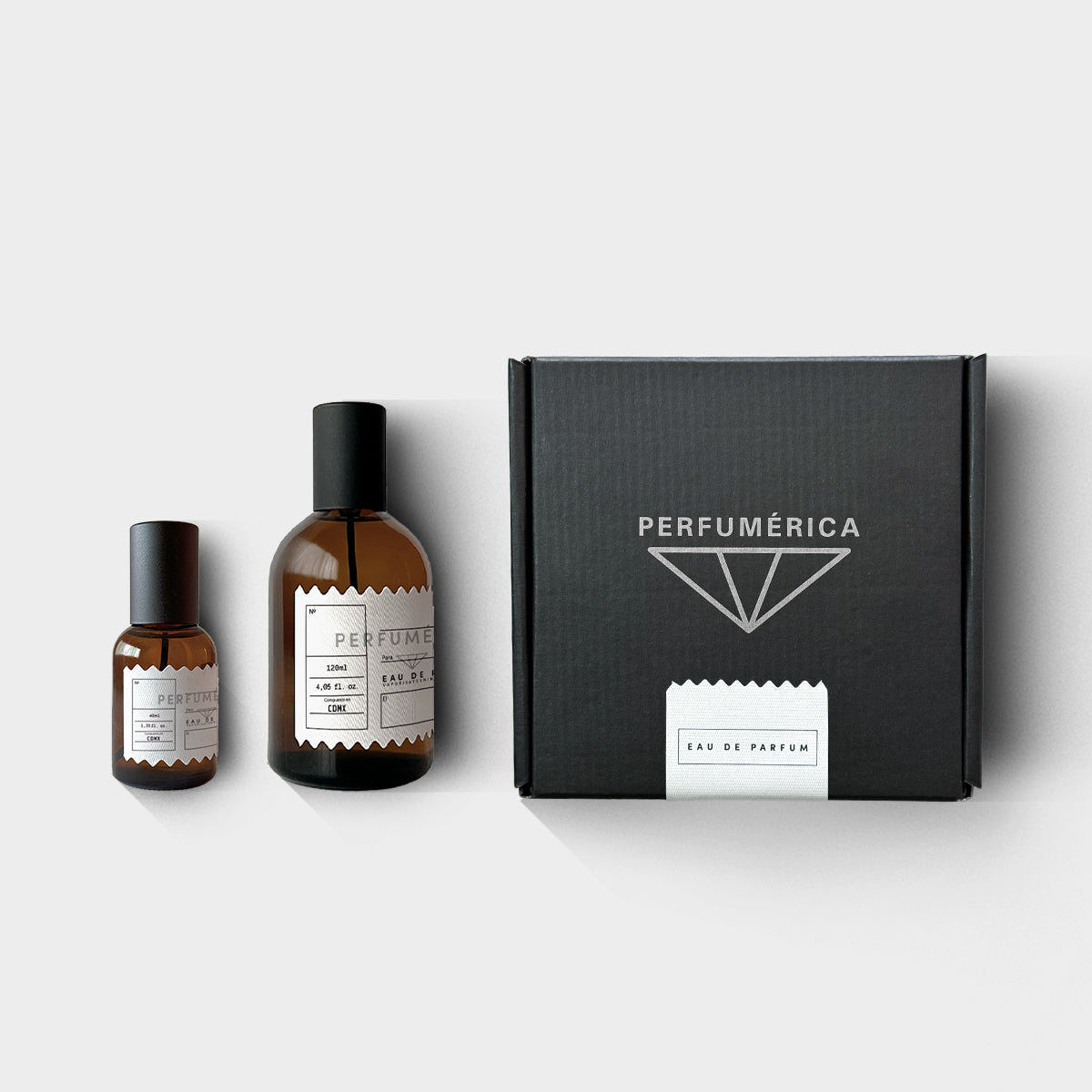 Tarjeta de regalo - 1 Perfume de 120 ml Personalizado + 40 ml (versión de viaje)