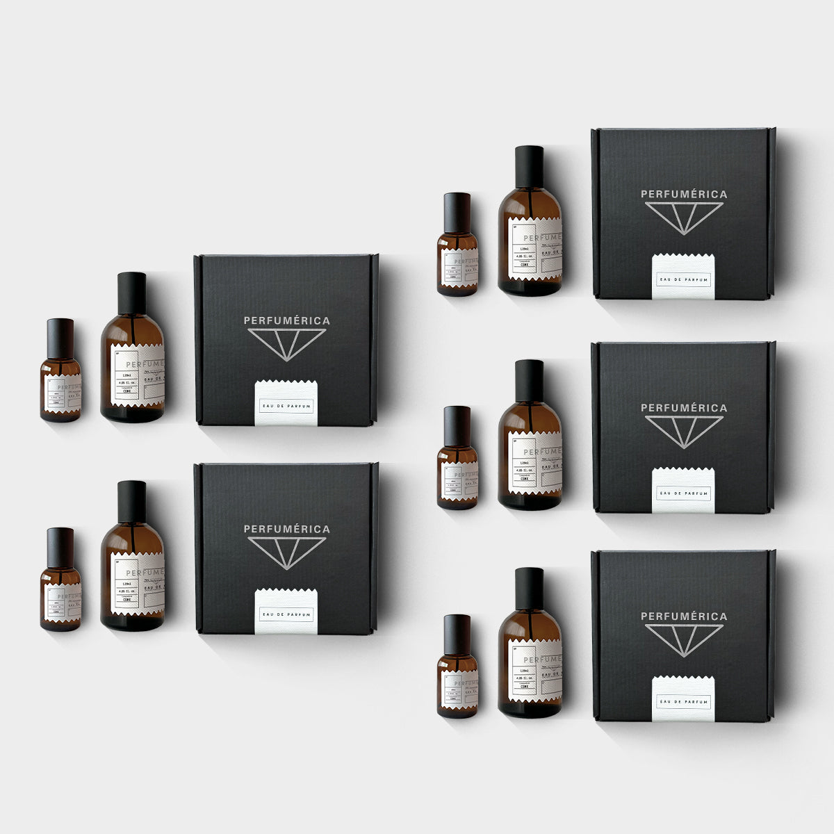 Tarjeta de regalo - 5 Perfumes de 120 ml Personalizados + 40 ml  (versión de viaje)