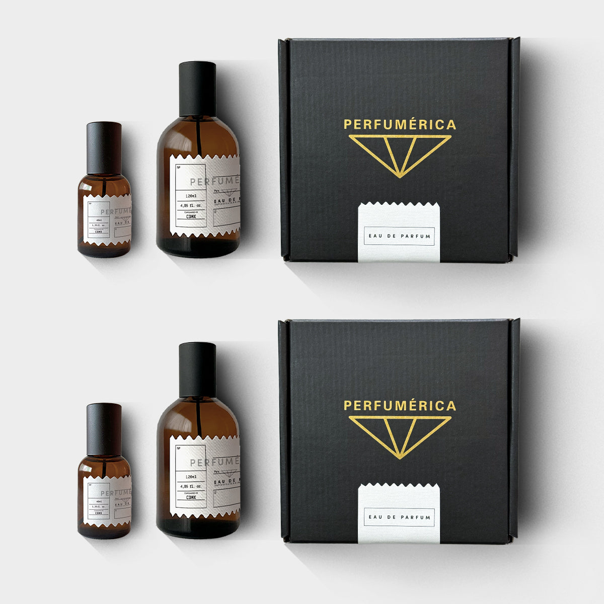 Tarjeta de regalo - 2 Perfumes de 120 ml Colección de la Casa y/o Edición Especial + 40 ml (versión de viaje)