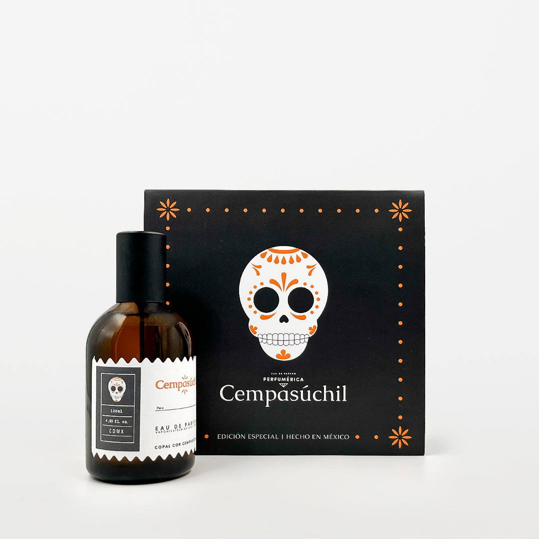 COPAL CON CEMPASÚCHIL